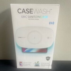 CaseWash UV-C Sanitizing Box with Wireless Charger